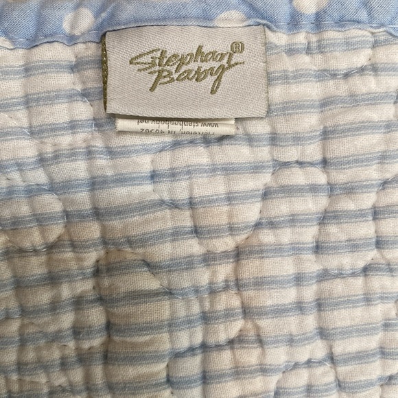 Stephan Baby quilt polka dot, gingham, solid and stripe design - Picture 5 of 16
